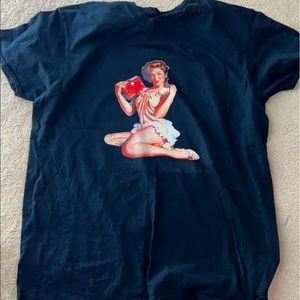 Vintage pinup T-shirt